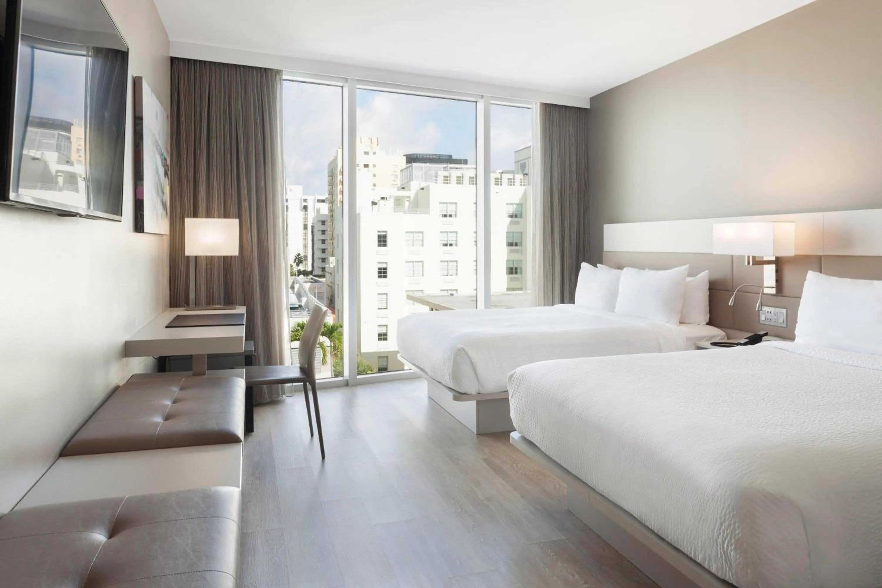 Photo of the whole room, Bed in AC Hotel by Marriott Miami Beach