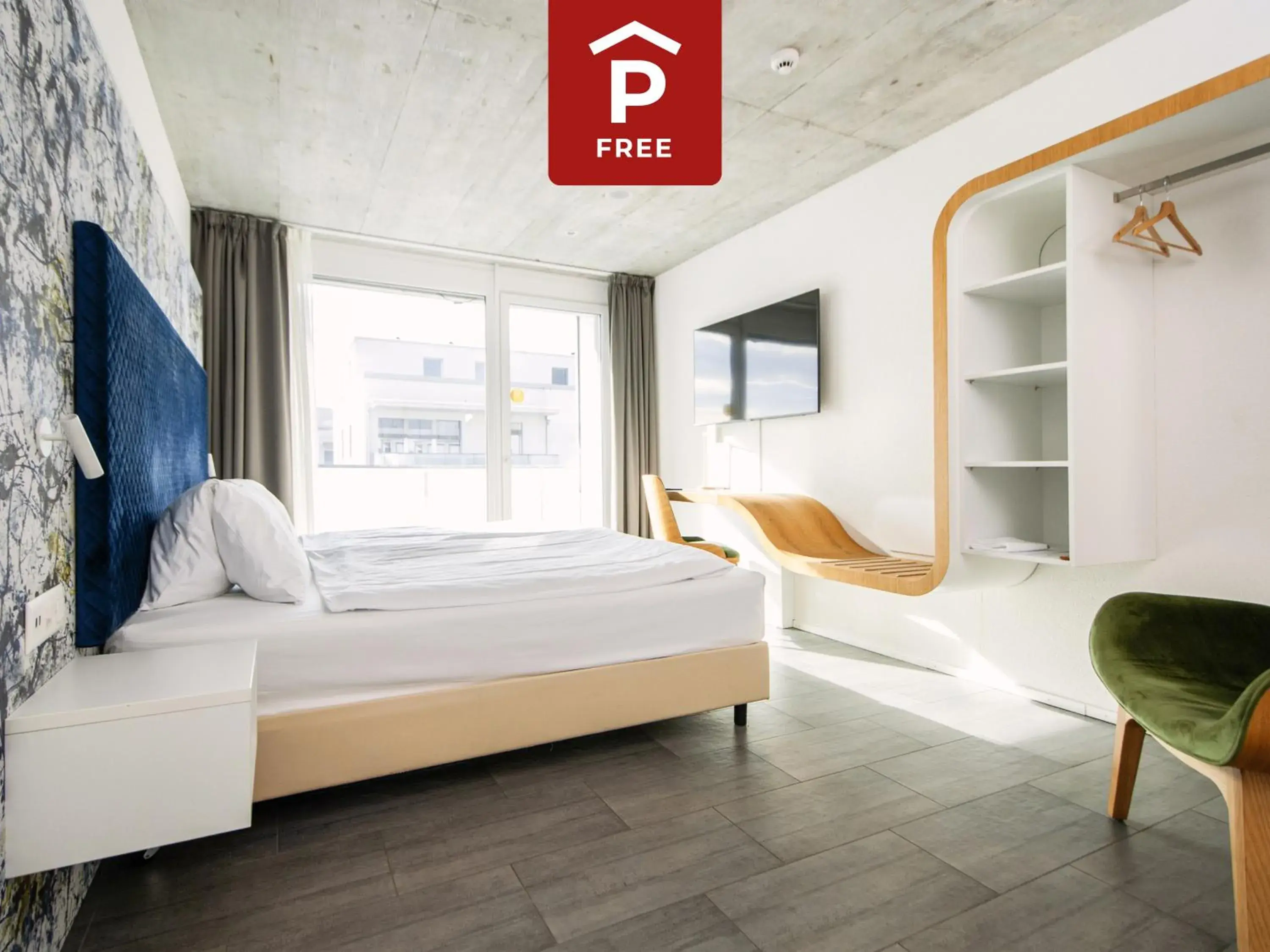 Bed in Tailormade Hotel IDEA Spreitenbach Bed in Tailormade Hotel IDEA Spreitenbach