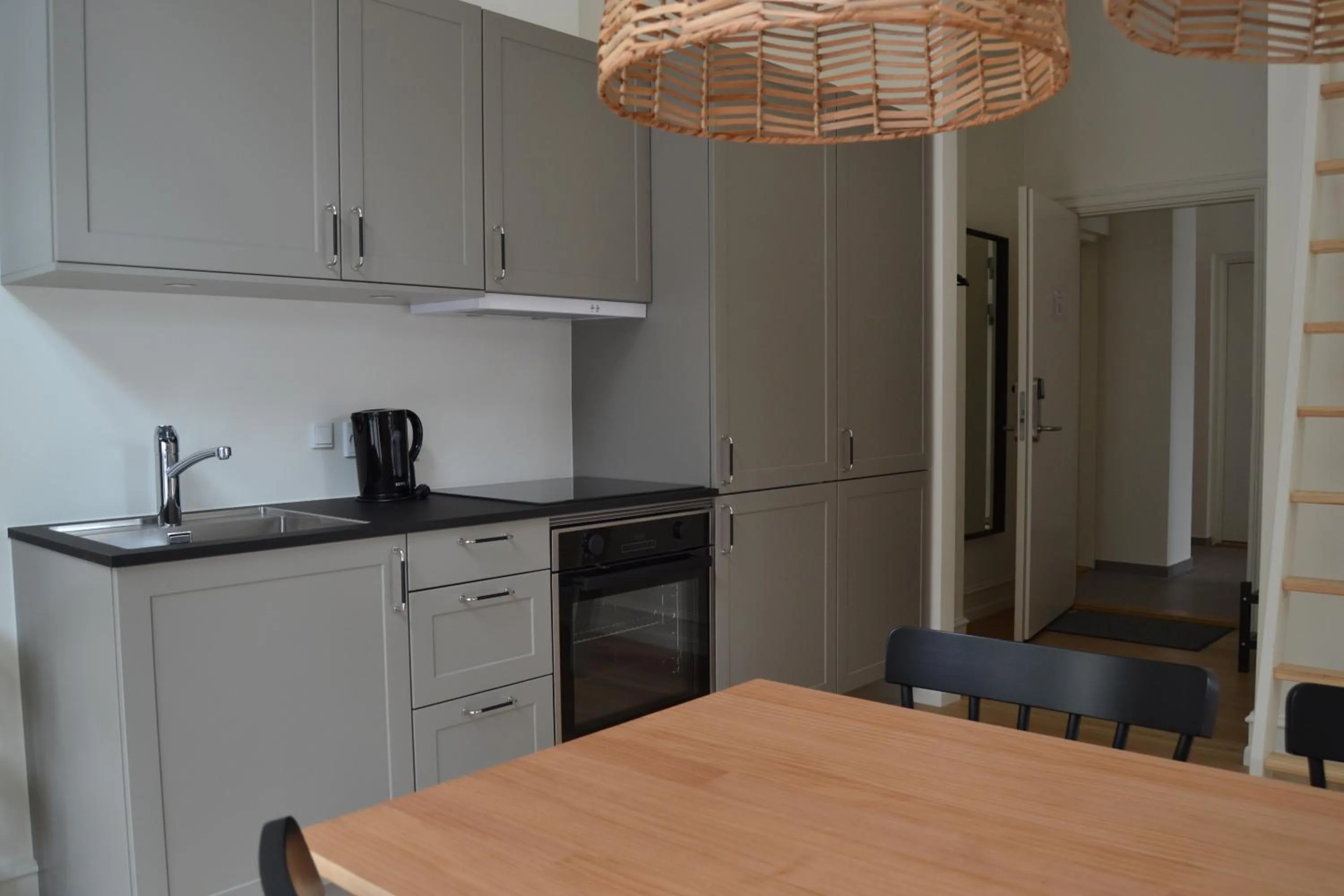 Kitchen or kitchenette in Hotel Lille Nyhavn