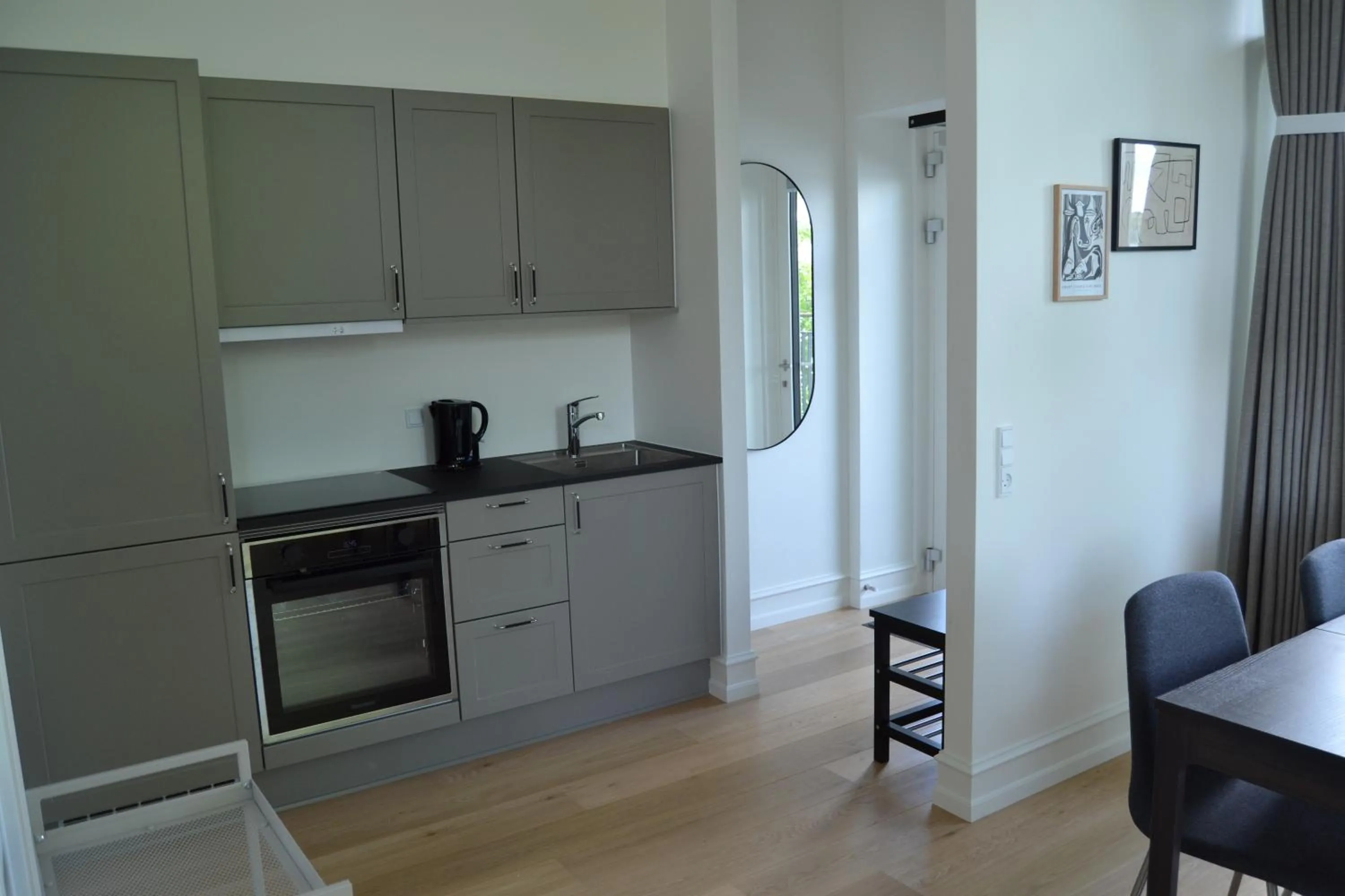 Kitchen or kitchenette in Hotel Lille Nyhavn