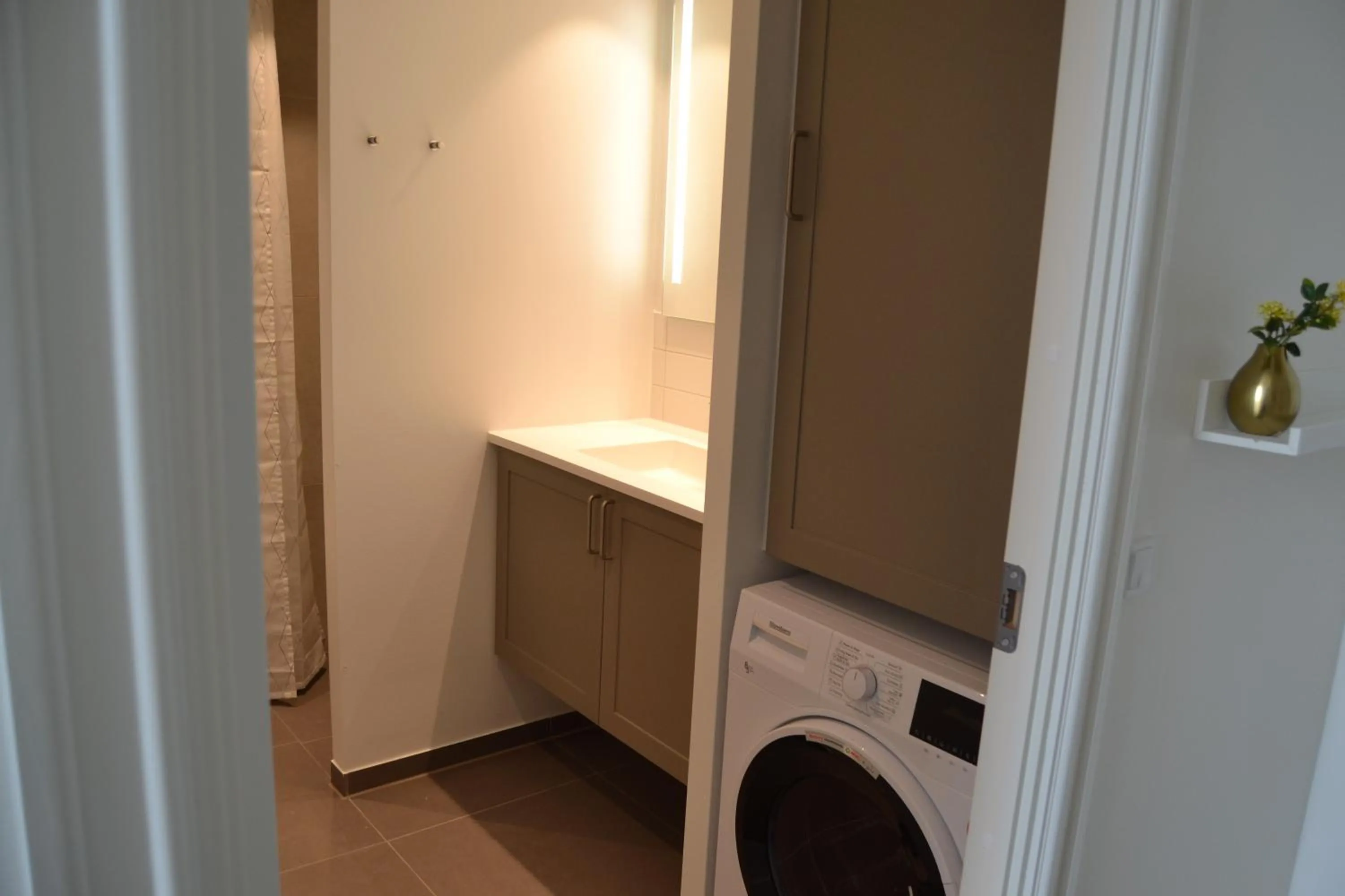 washing machine in Hotel Lille Nyhavn