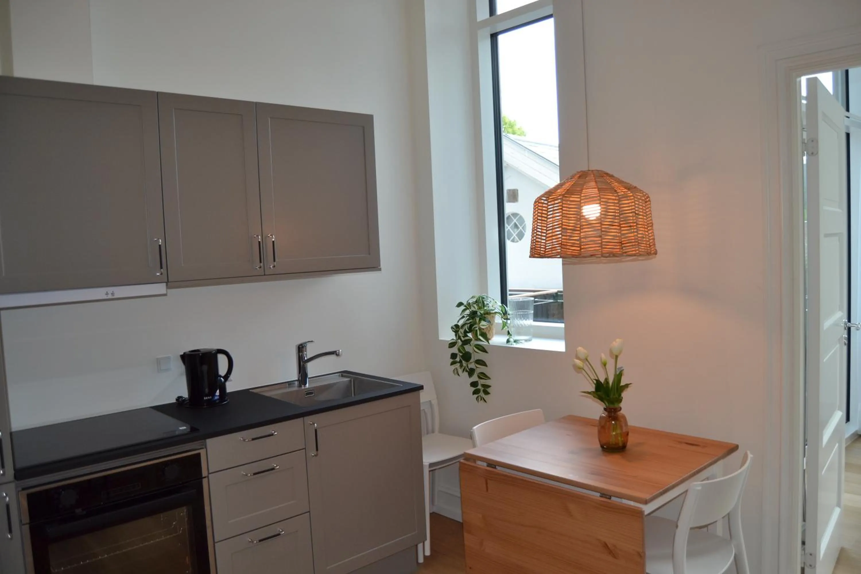 Kitchen or kitchenette in Hotel Lille Nyhavn