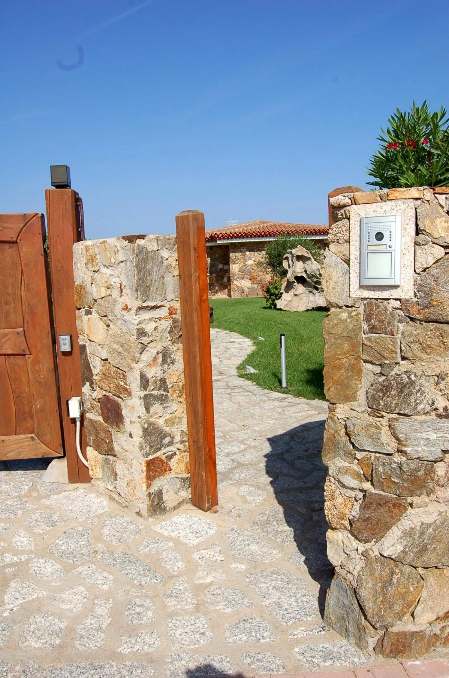 Facade/entrance in Villa Smeralda