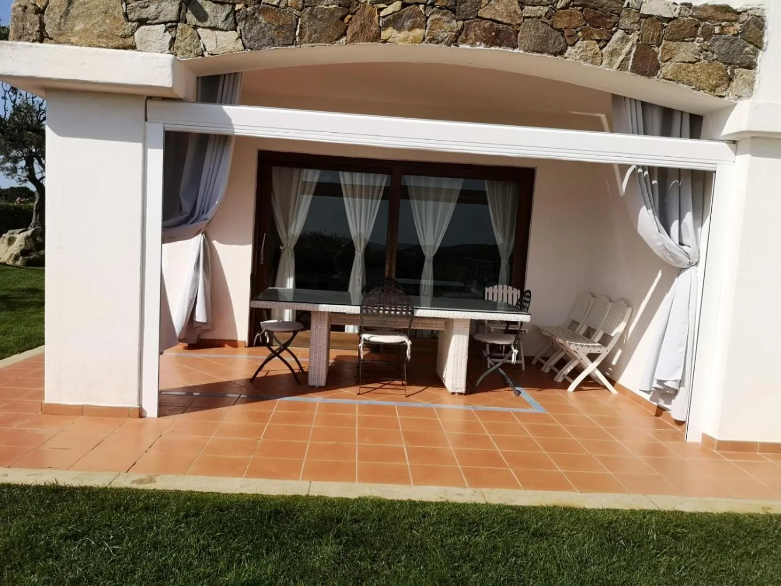 Patio in Villa Smeralda