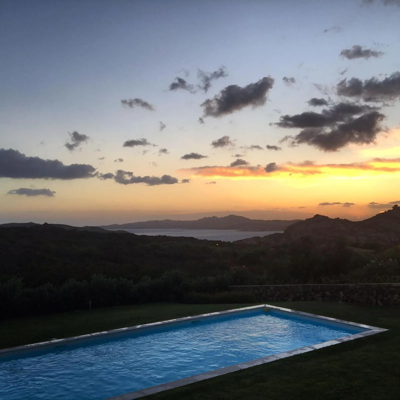 Pool view in Villa Smeralda