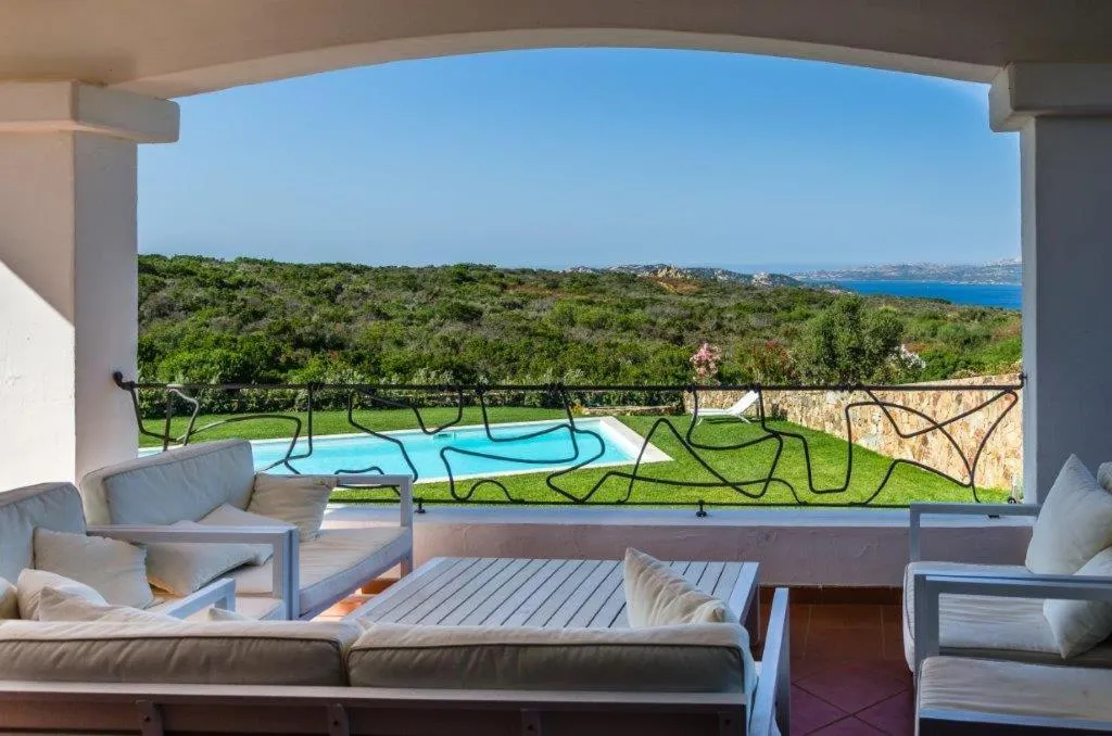 Patio in Villa Smeralda