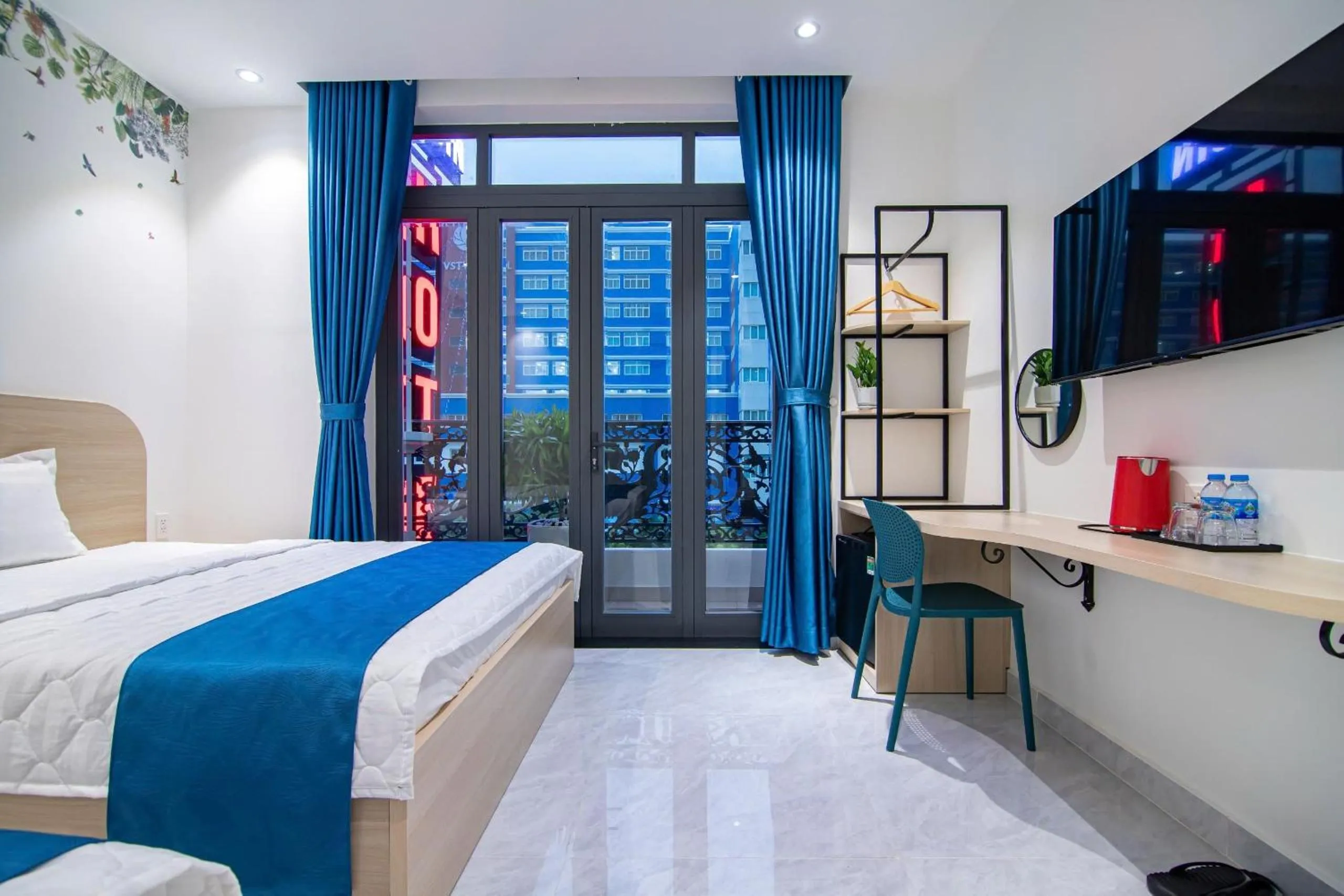 Bed in Bin Bin Hotel 14 Near Vstar School D7