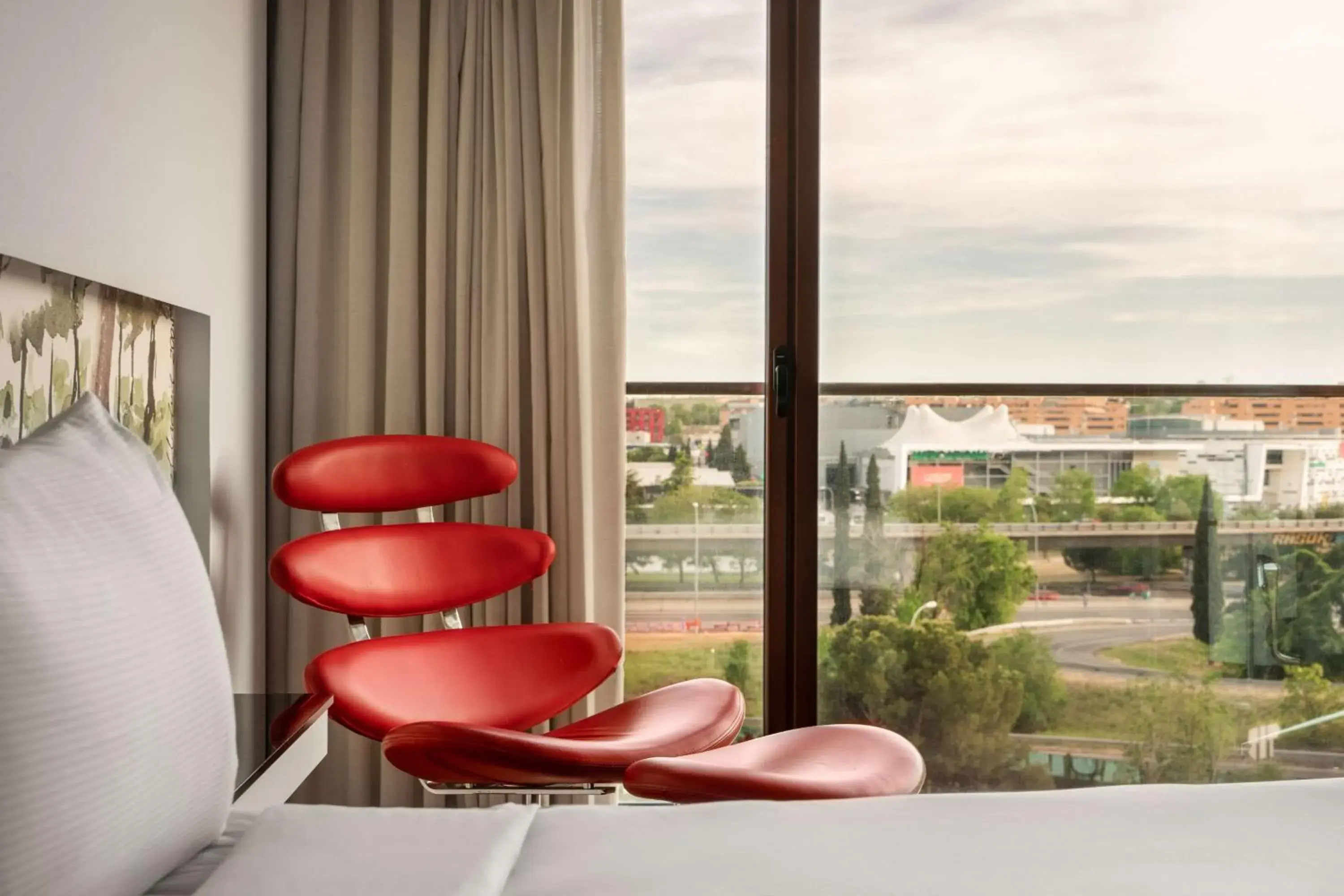 View (from property/room) in Hilton Madrid Airport View (from property/room) in Hilton Madrid Airport