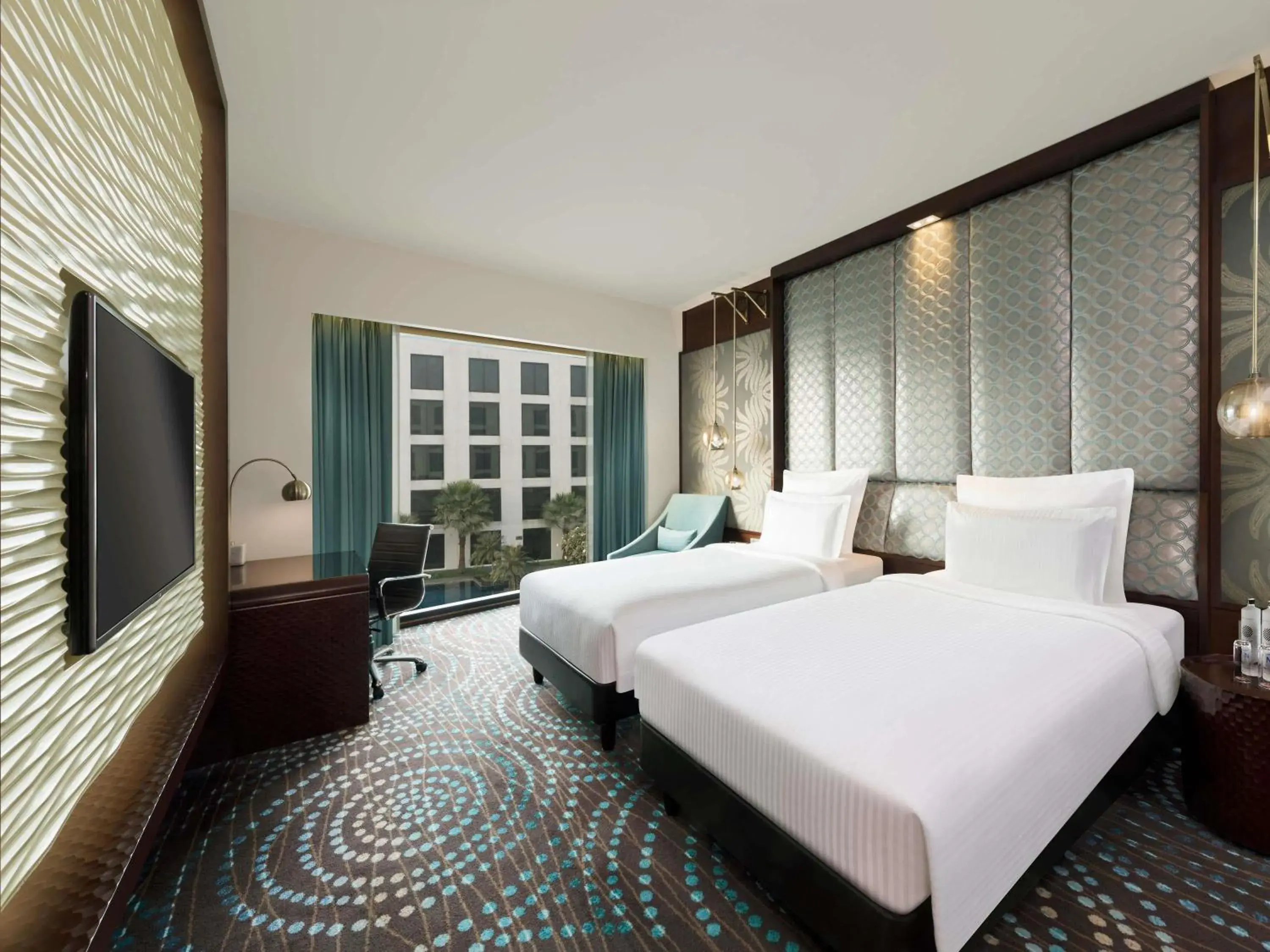 Bedroom, Bed in Pullman New Delhi Aerocity Bedroom, Bed in Pullman New Delhi Aerocity