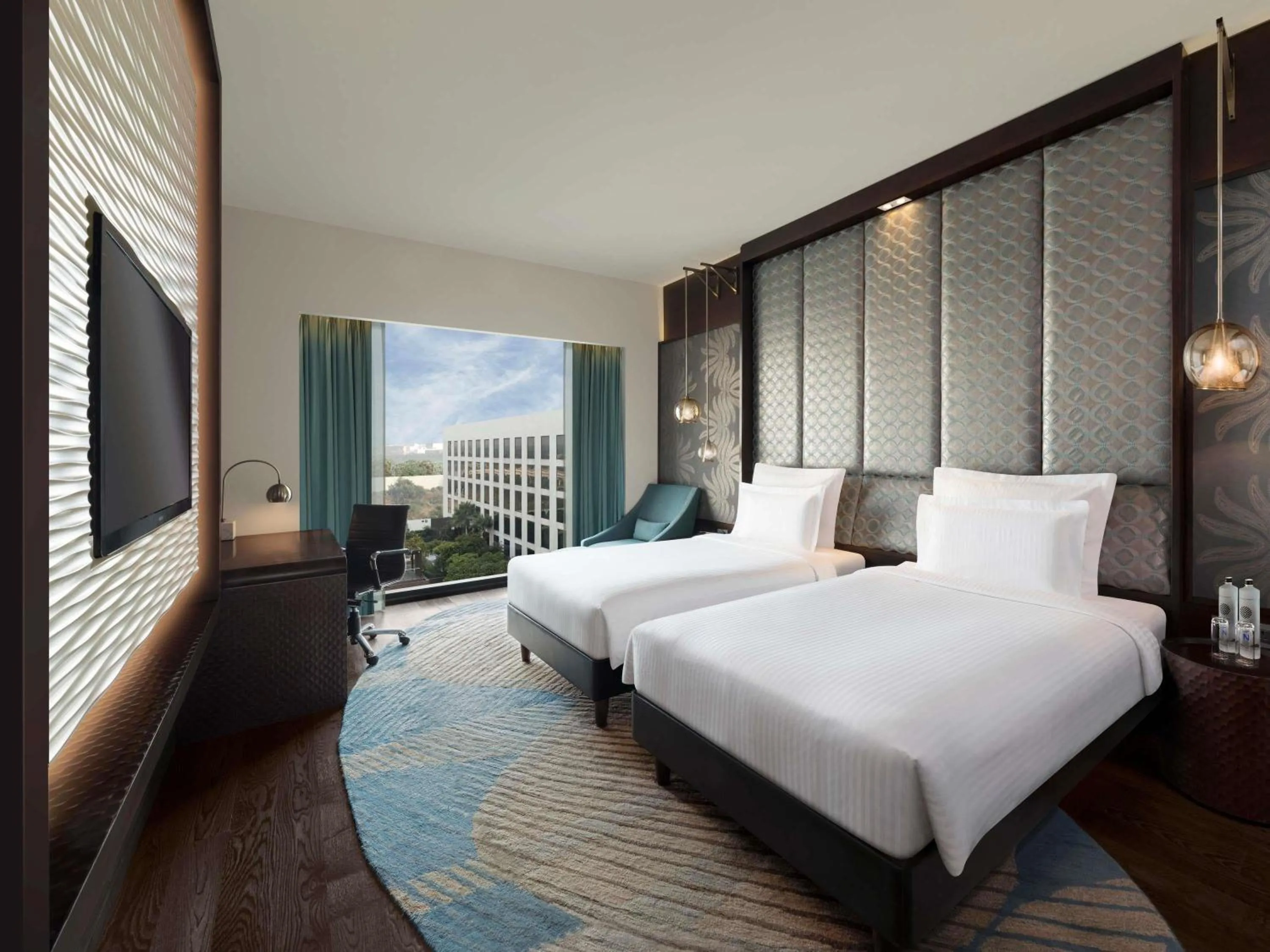 Bedroom, Bed in Pullman New Delhi Aerocity