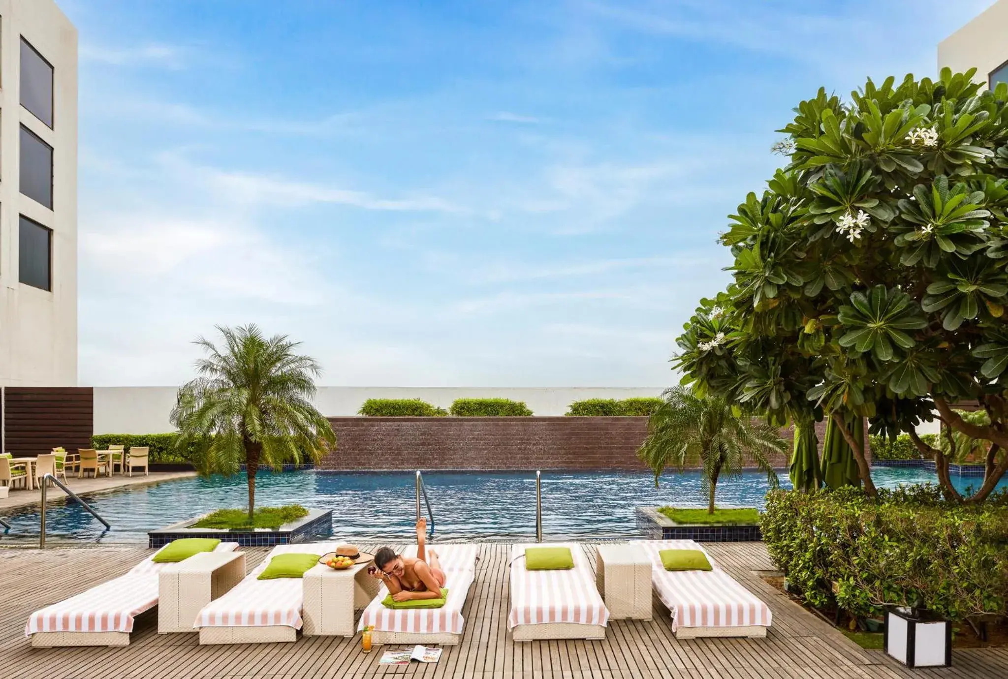 Swimming pool in Pullman New Delhi Aerocity Swimming pool in Pullman New Delhi Aerocity