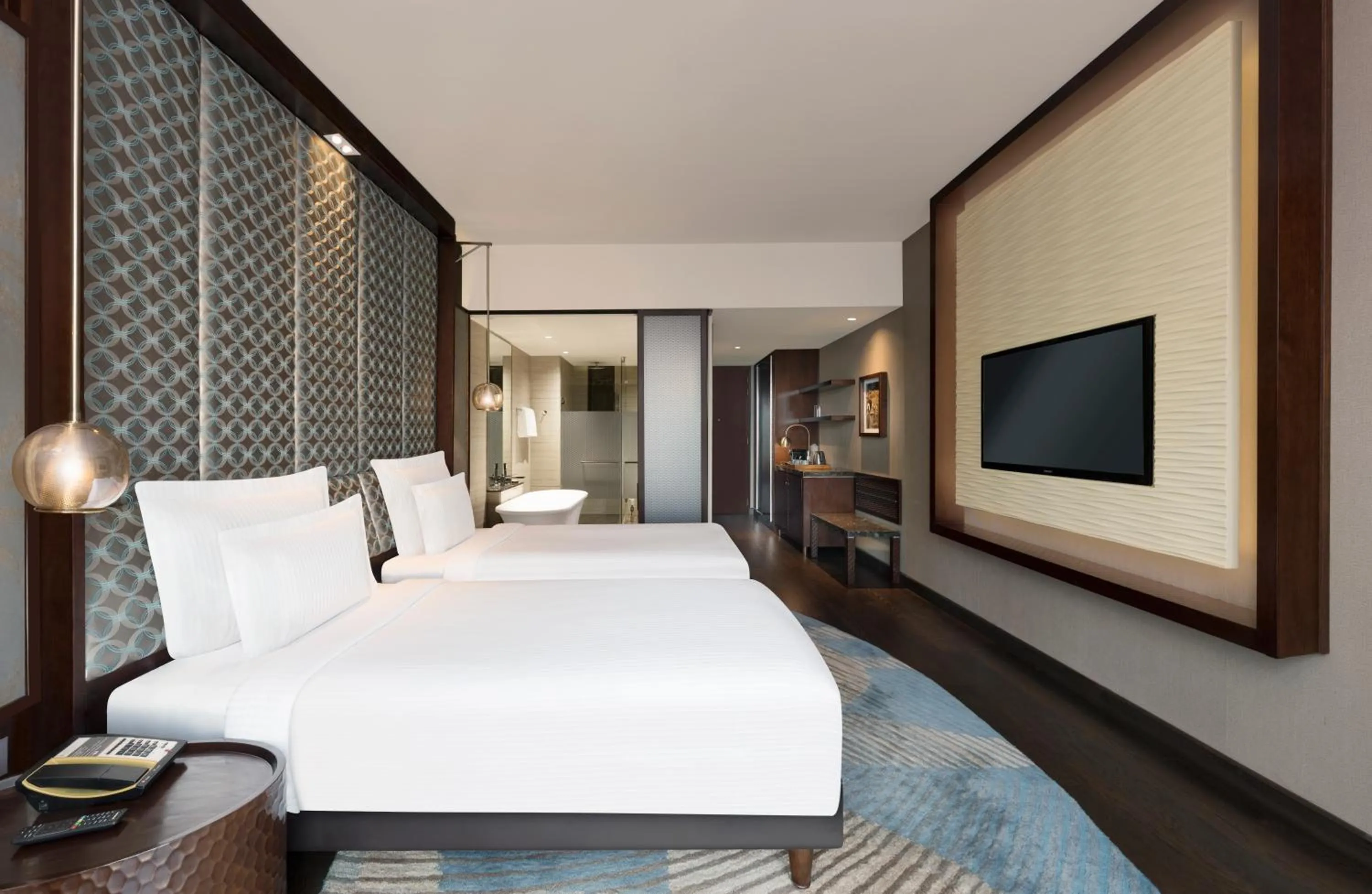 Bedroom, Bed in Pullman New Delhi Aerocity
