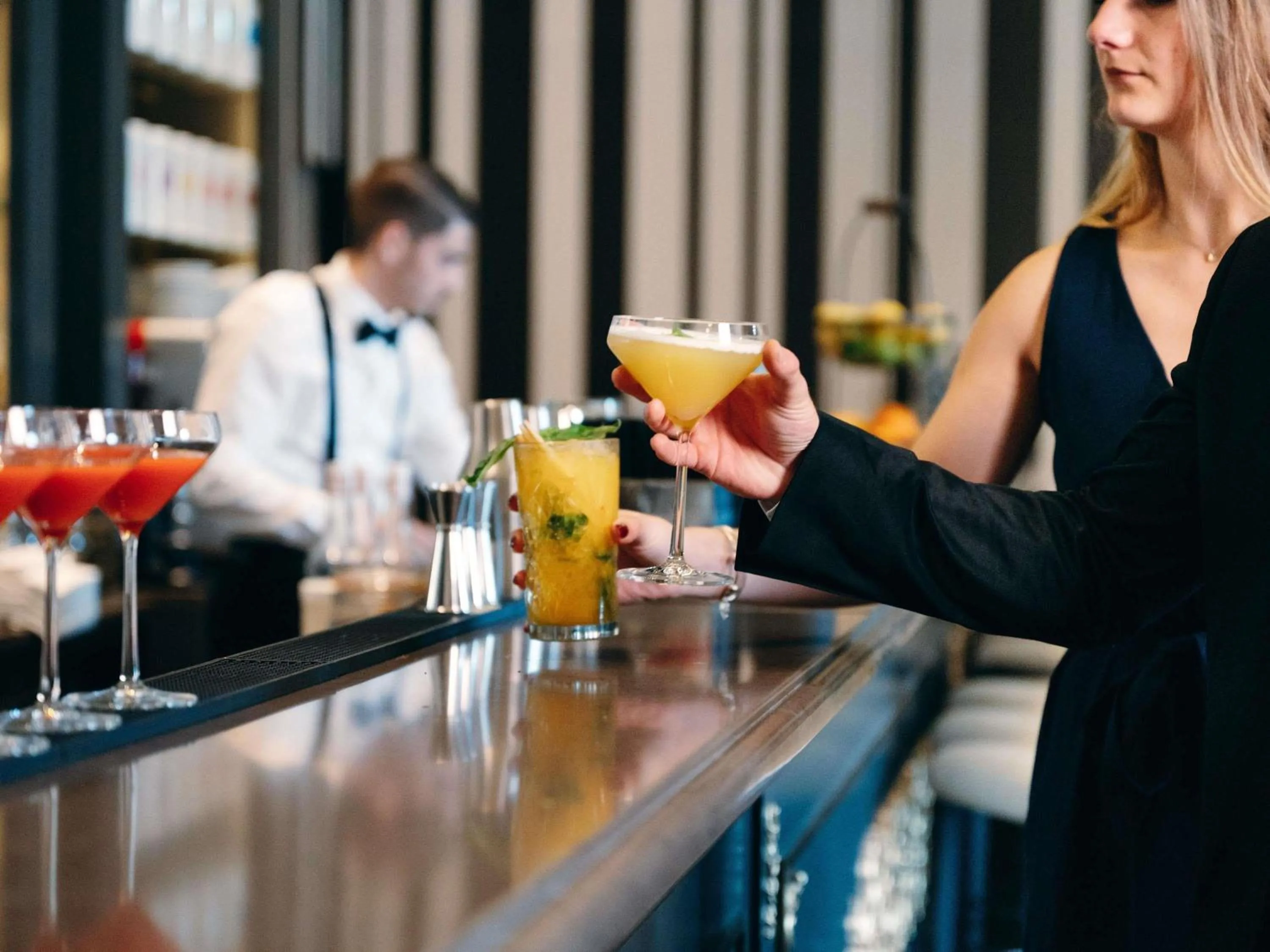 Lounge or bar in Cures Marines Hotel Thalasso & Spa Trouville - MGallery Collection