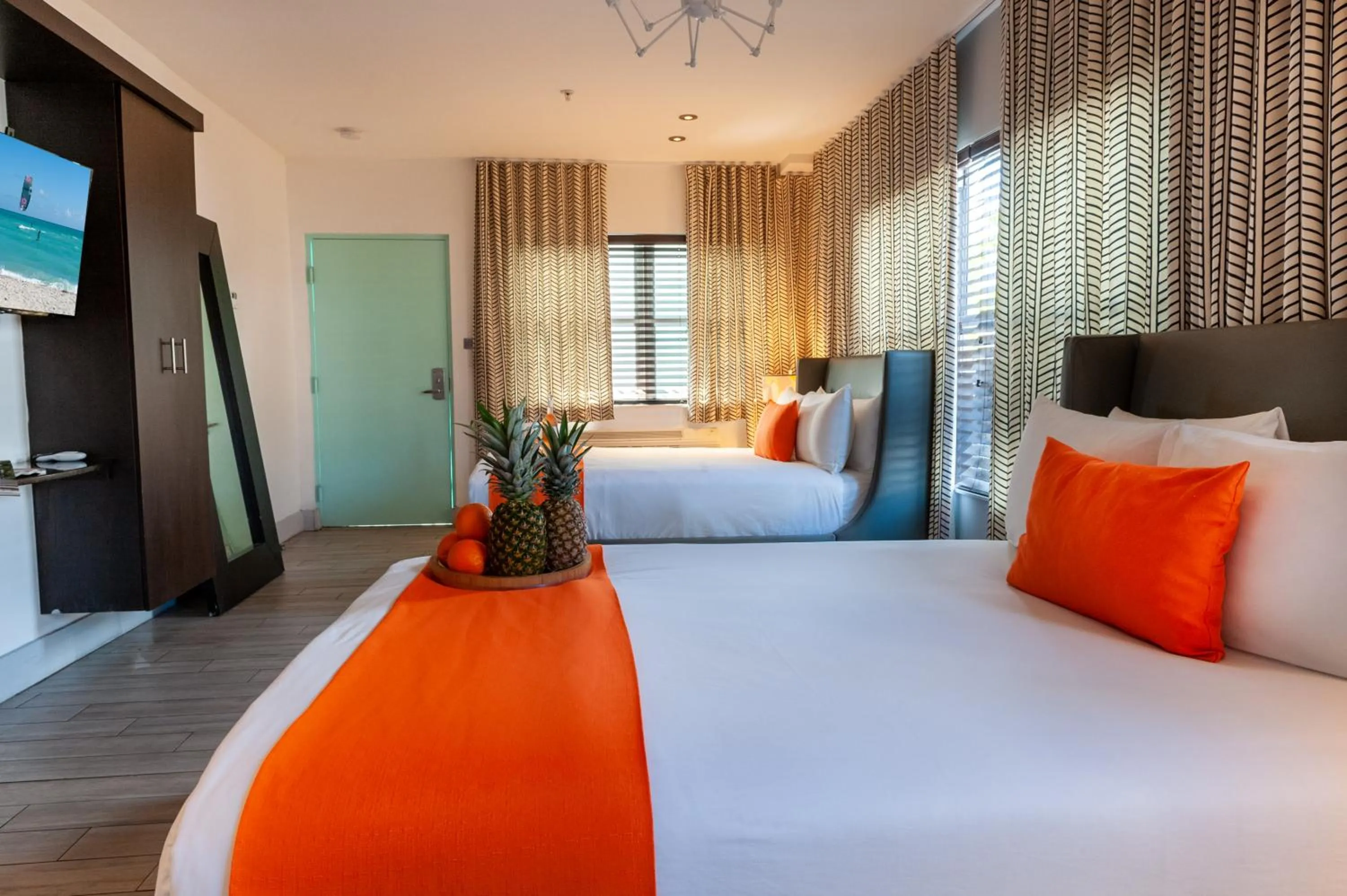 Bed in Seaside All Suites Hotel