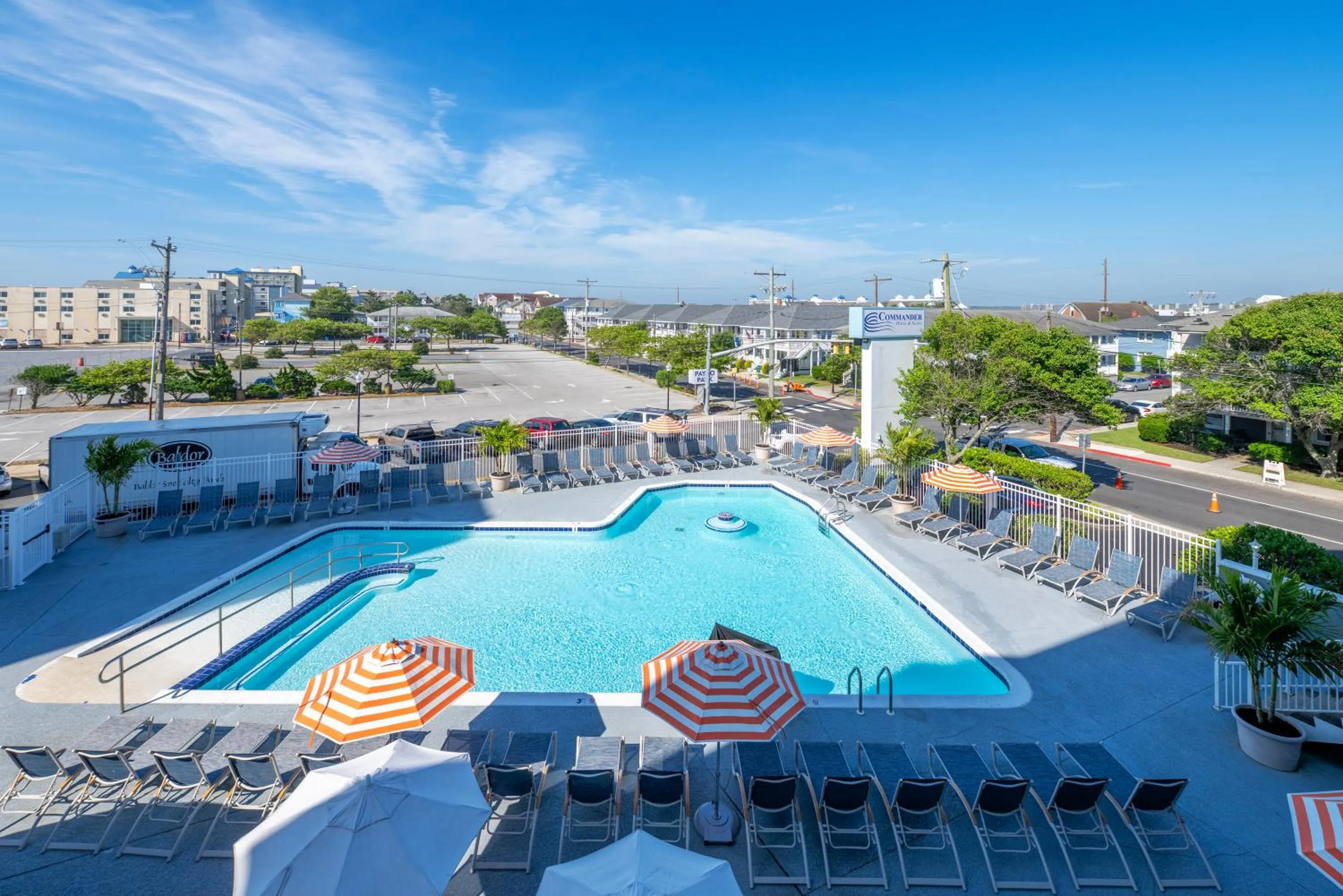 Pool view in Commander Hotel & Suites