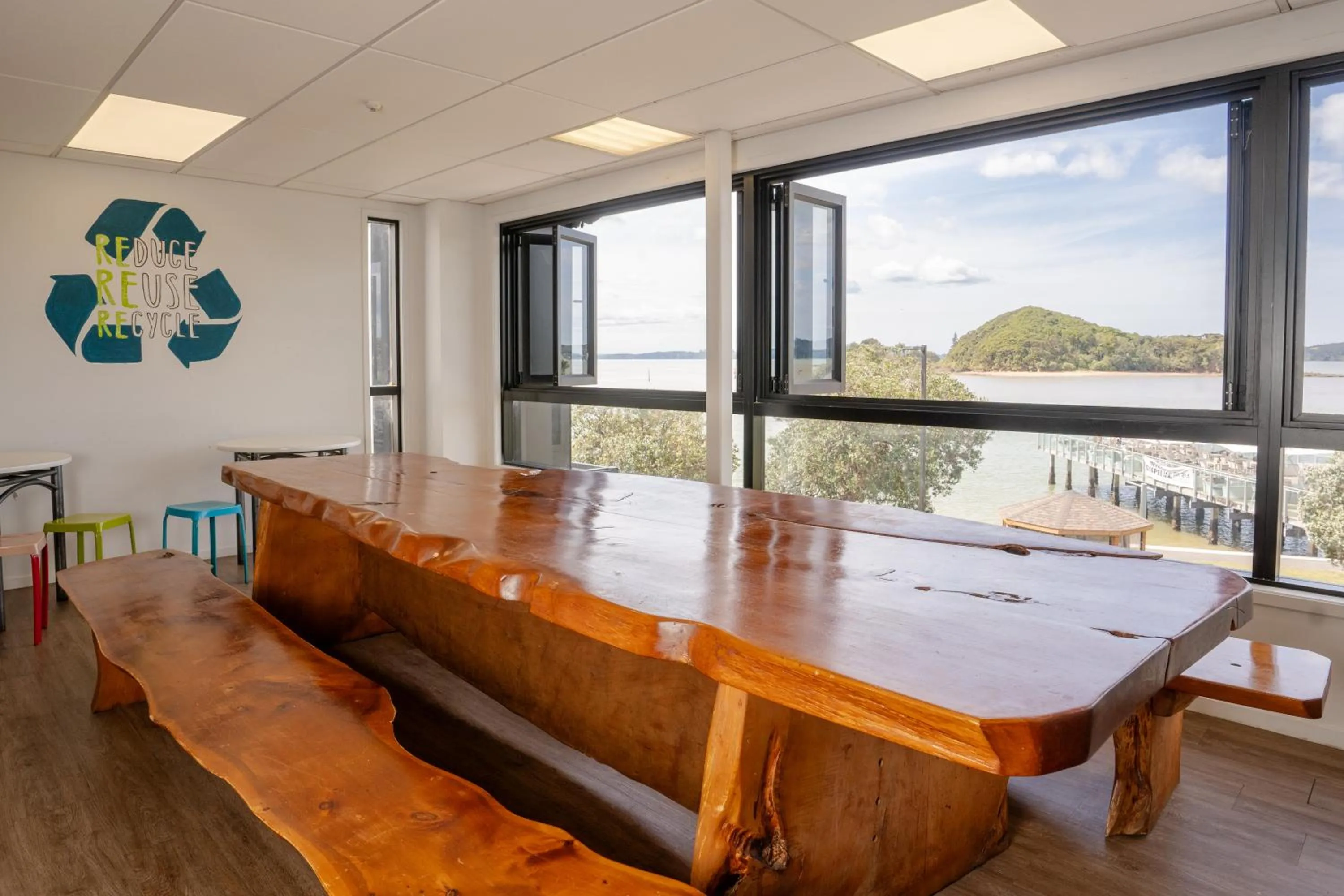 Dining area in Haka House Bay of Islands