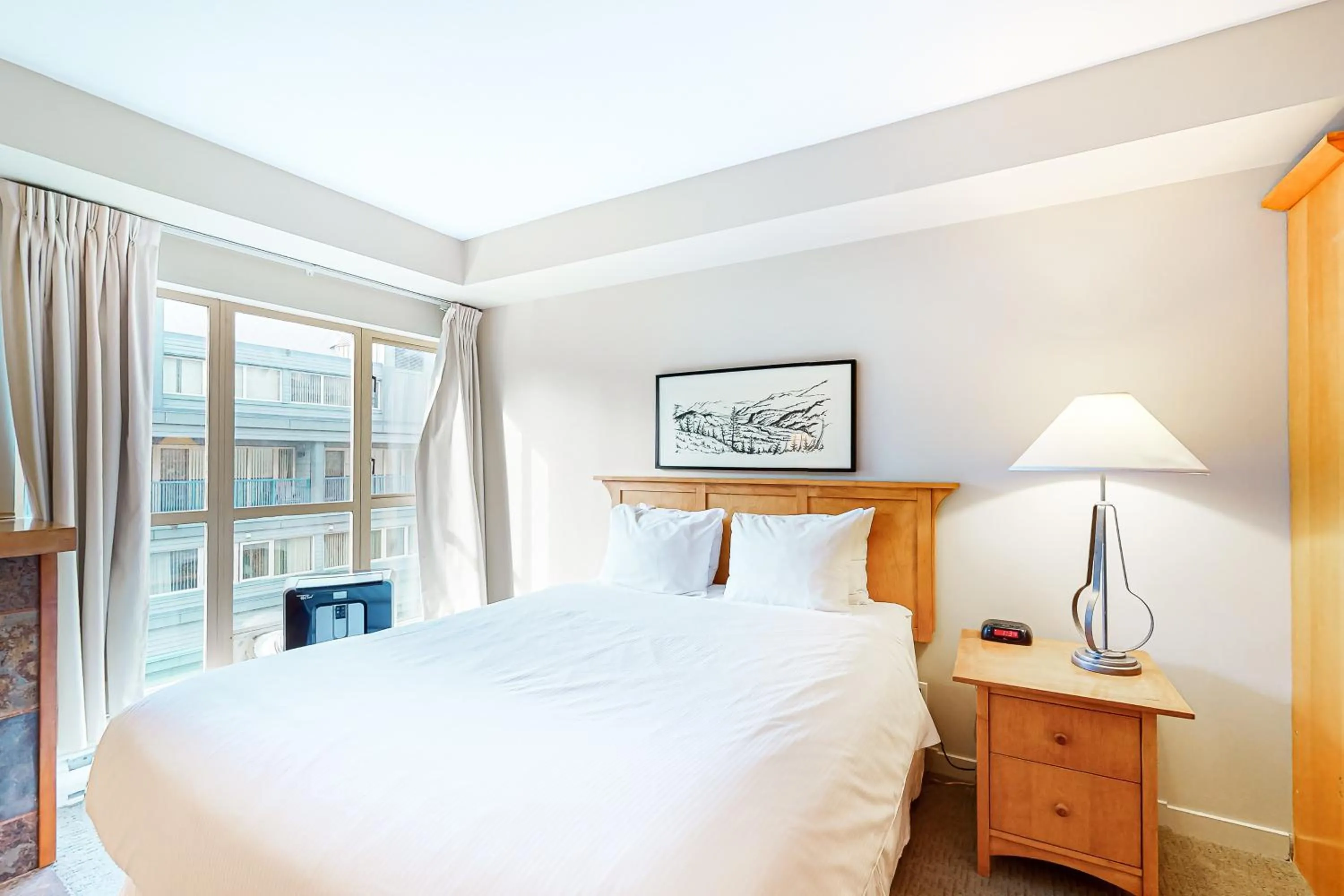 Bed in Whistler Peak Lodge