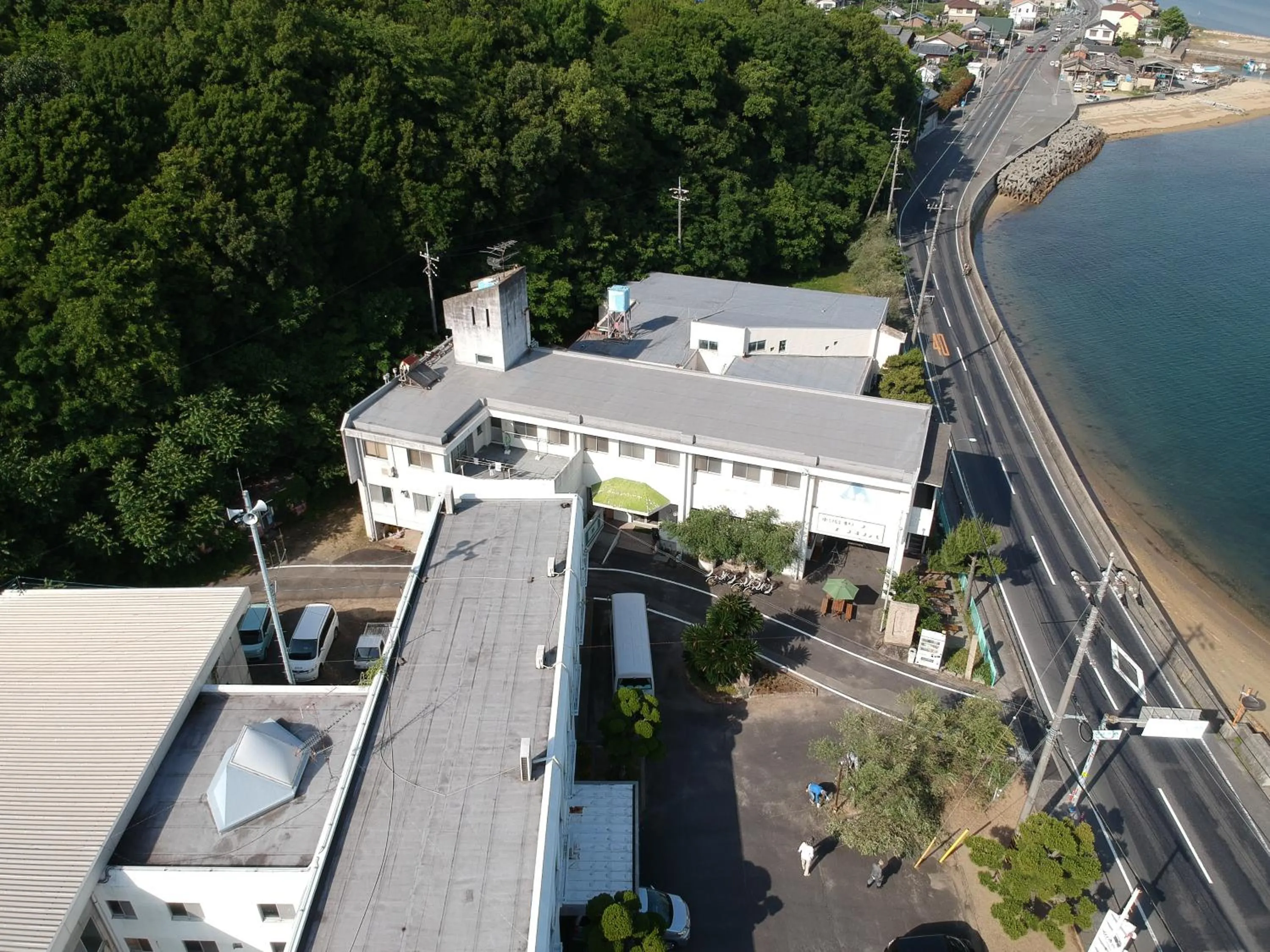 Bird's eye view in Shodoshima Olive Youth Hostel