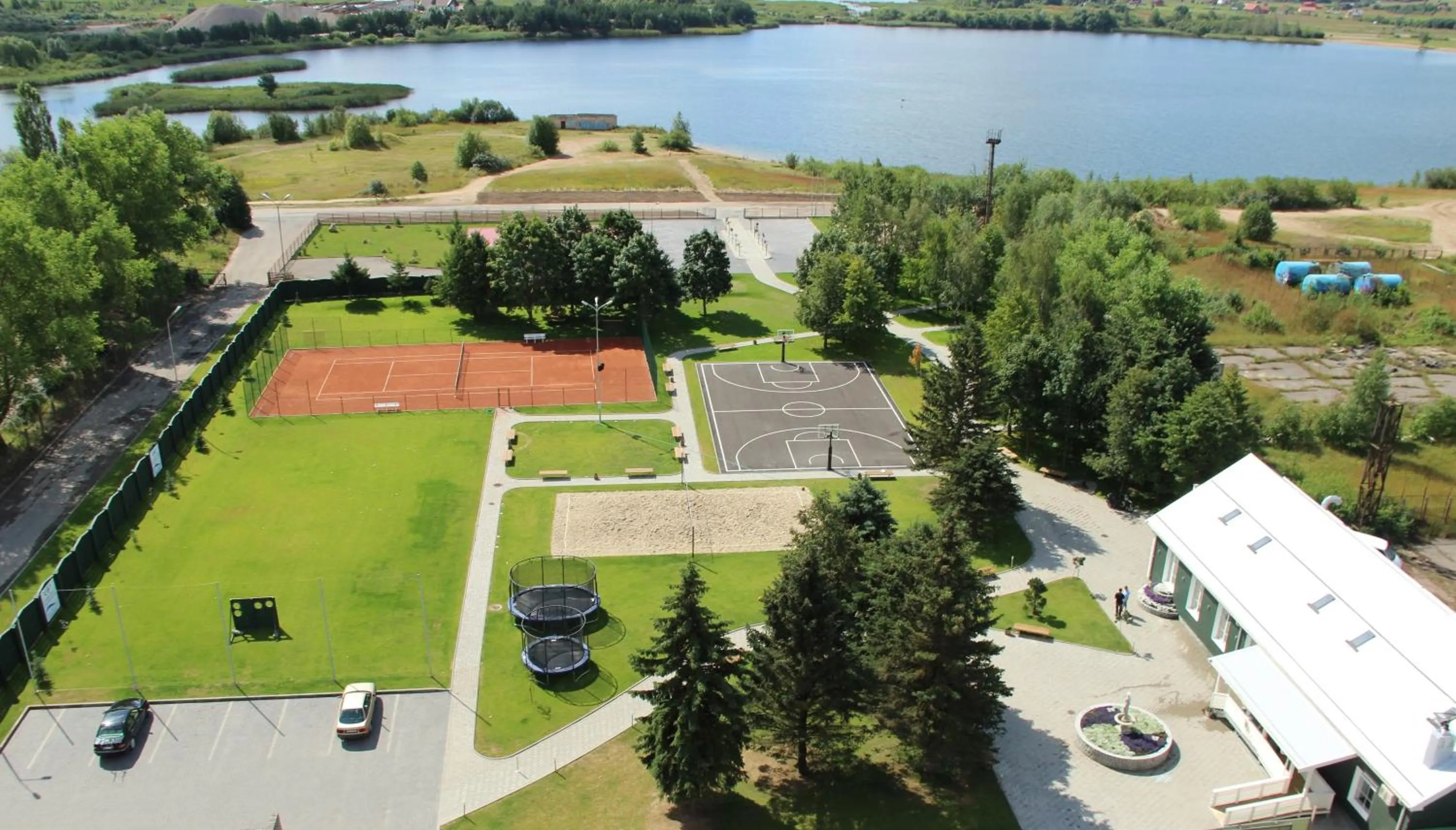 Bird's eye view in Gargždų pramogos