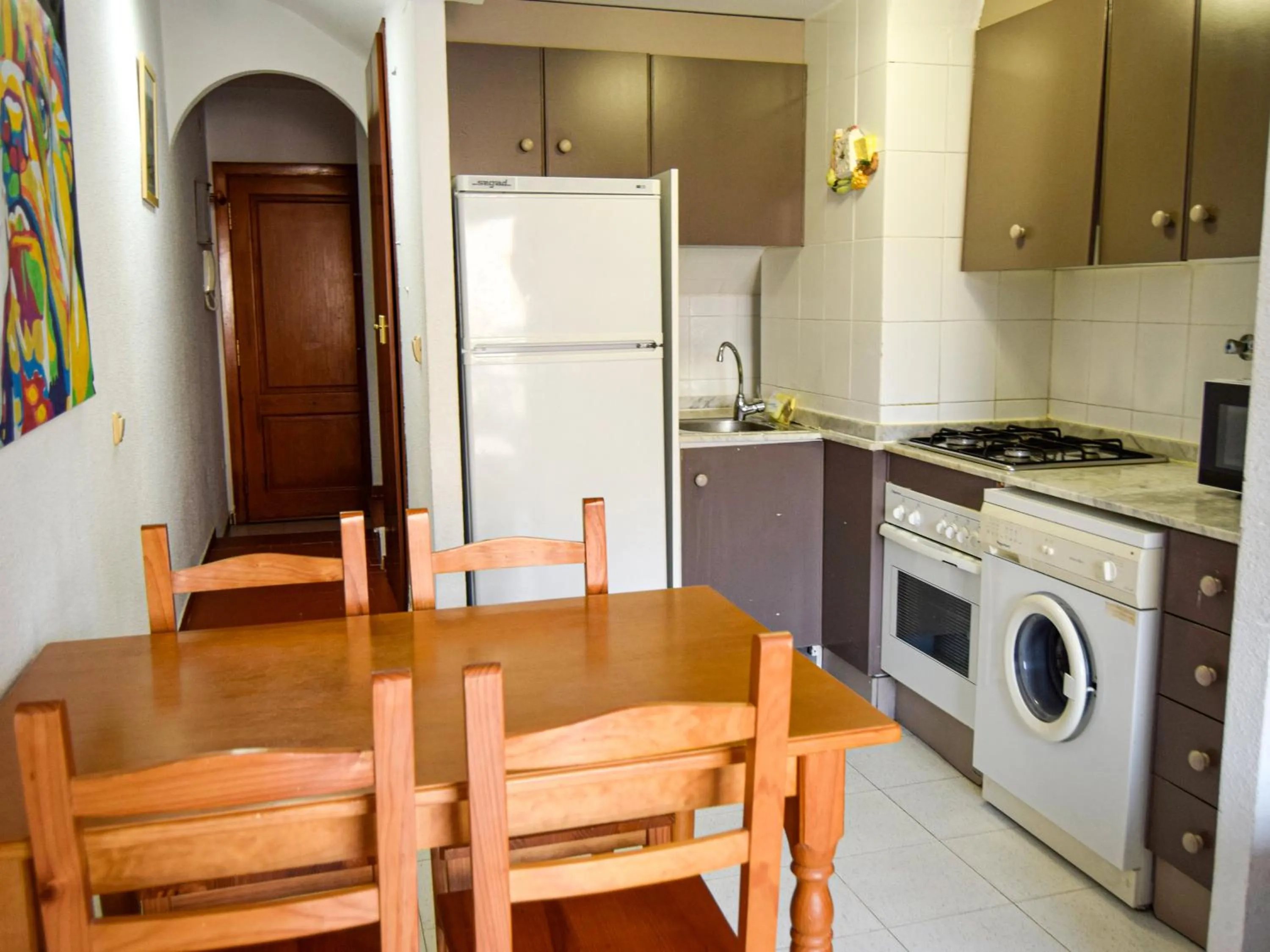 Kitchen or kitchenette in Apartamentos 3000 Marina D'Or