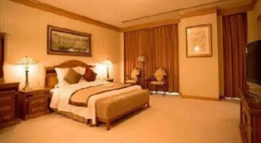 Bed in Beijing Jinjiang Fuyuan Hotel Bed in Beijing Jinjiang Fuyuan Hotel