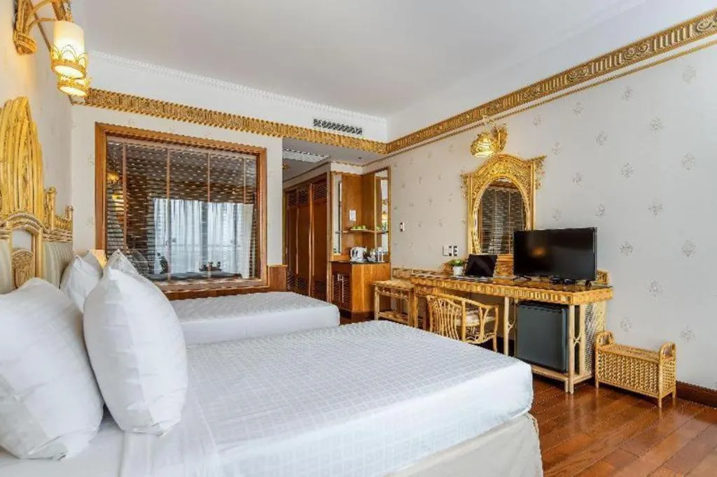 Bed in Senriver Hotel