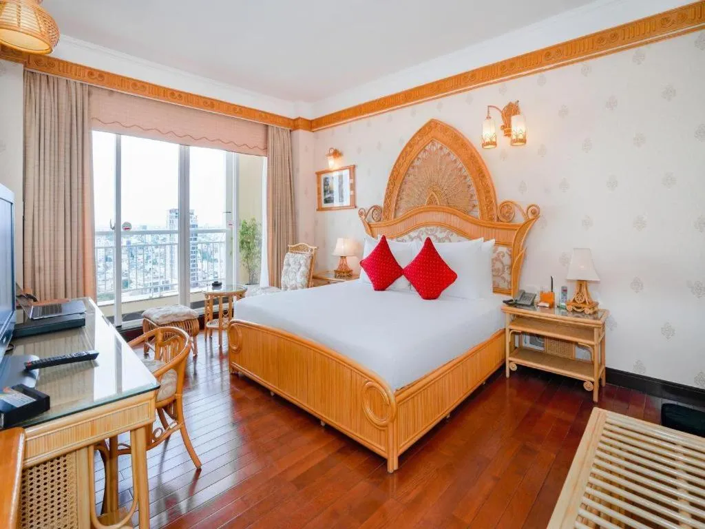 Bed in Senriver Hotel