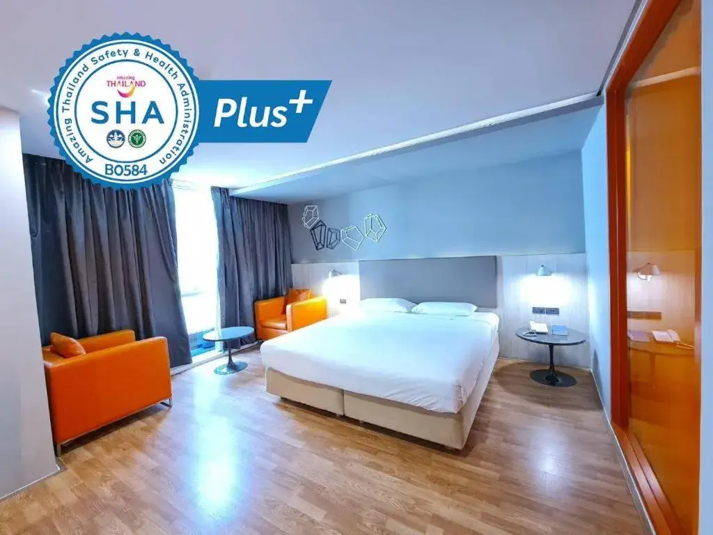 Bed in The Heritage Silom Hotel Bed in The Heritage Silom Hotel