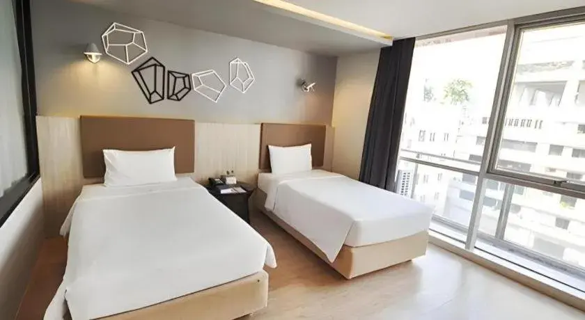 Bed in The Heritage Silom Hotel Bed in The Heritage Silom Hotel