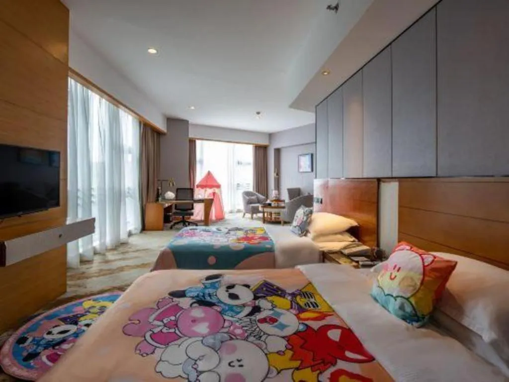 Bed in Fliport Hotel Xiamen Software Park