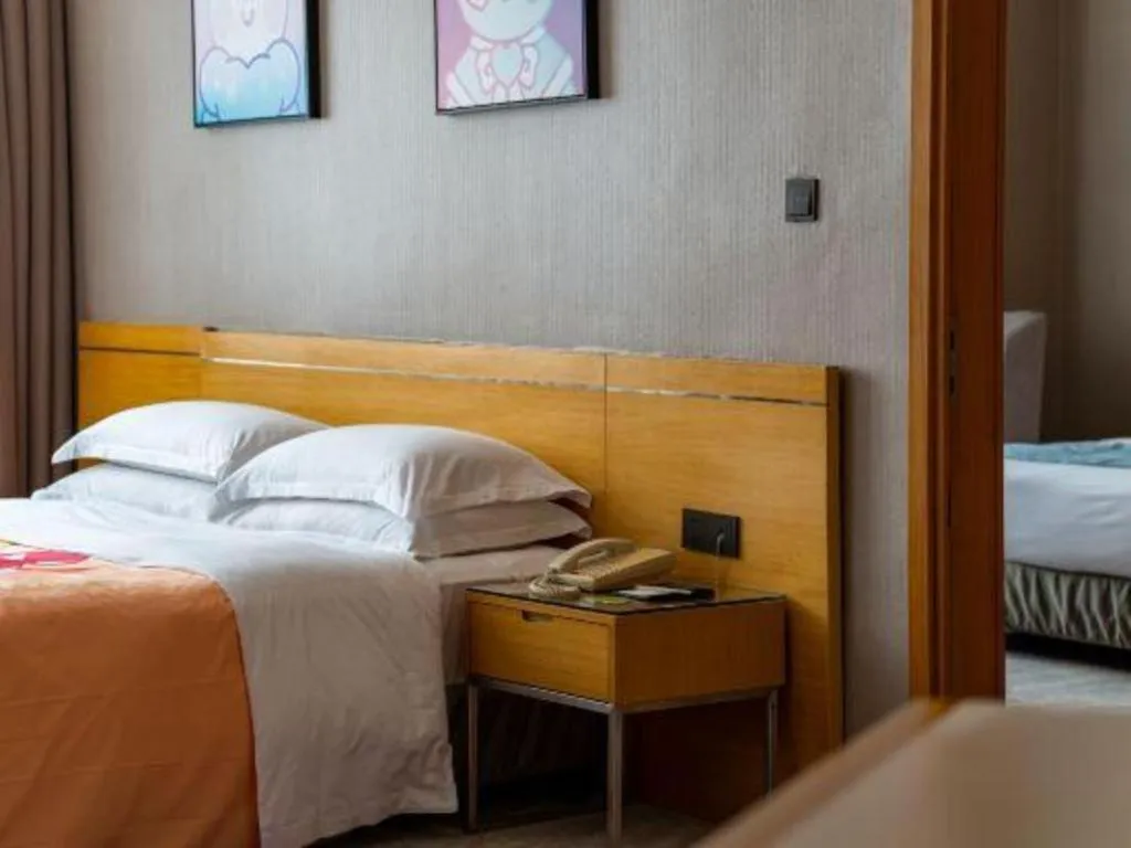 Bed in Fliport Hotel Xiamen Software Park