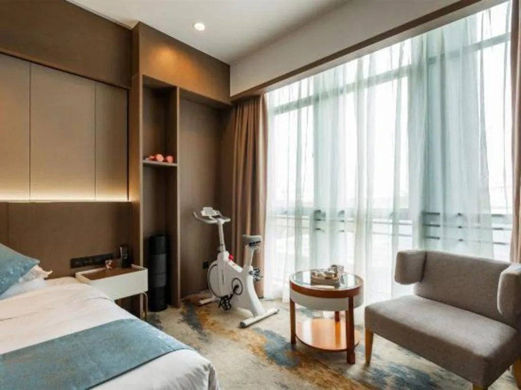 Bed in Fliport Hotel Xiamen Software Park