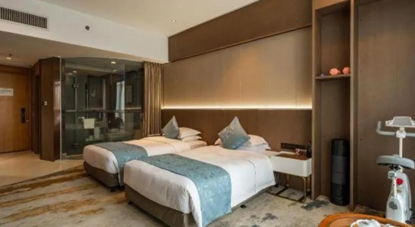 Bed in Fliport Hotel Xiamen Software Park