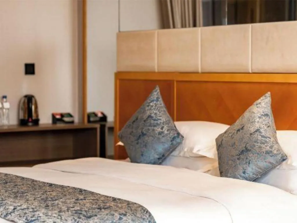 Bed in Fliport Hotel Xiamen Software Park
