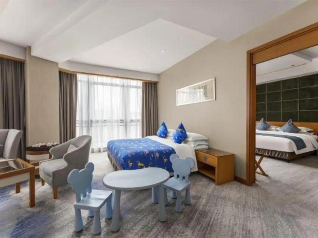 Bed in Fliport Hotel Xiamen Software Park