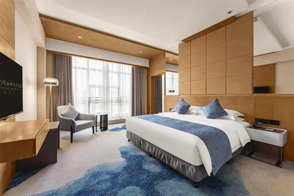 Bed in Fliport Hotel Xiamen Software Park