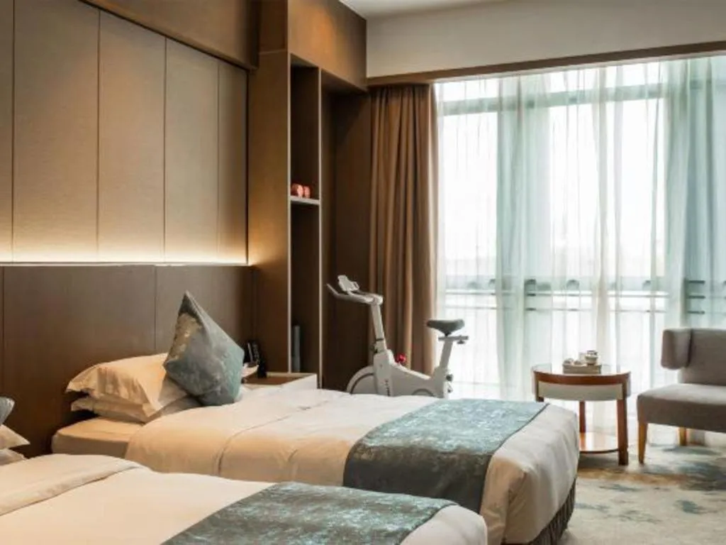 Bed in Fliport Hotel Xiamen Software Park