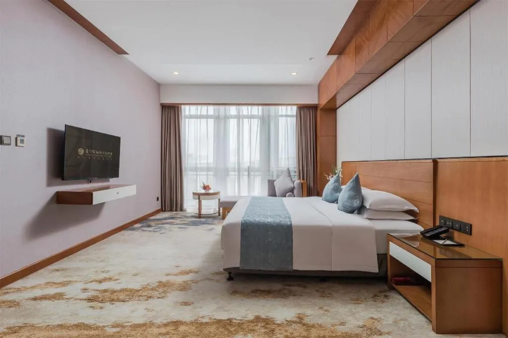 Bed in Fliport Hotel Xiamen Software Park