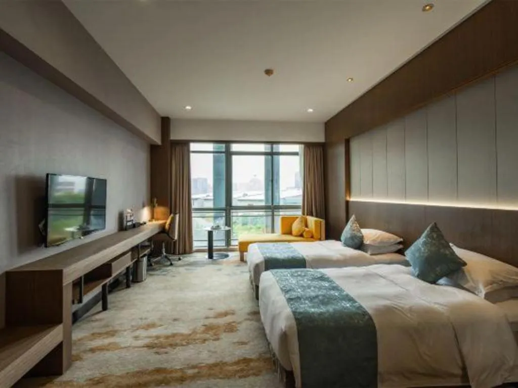 Bed in Fliport Hotel Xiamen Software Park