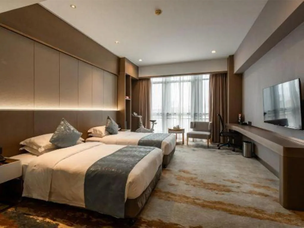 Bed in Fliport Hotel Xiamen Software Park