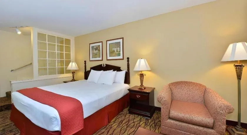 Bed in Best Western Inn