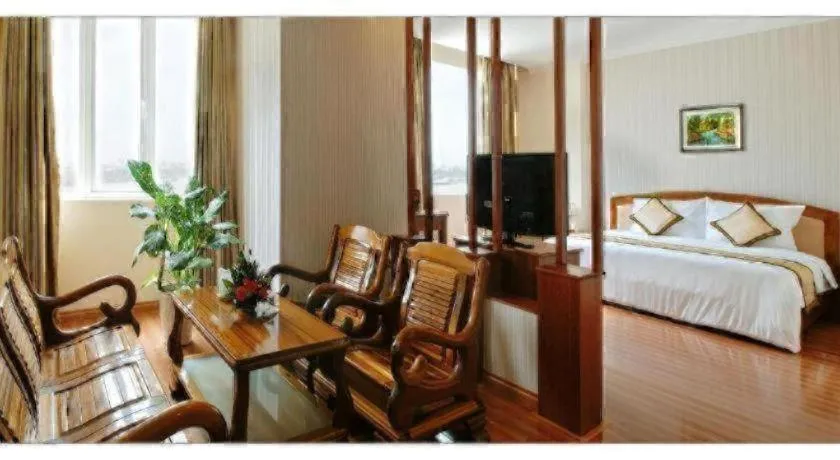 Bed in Bamboo Green Hotel