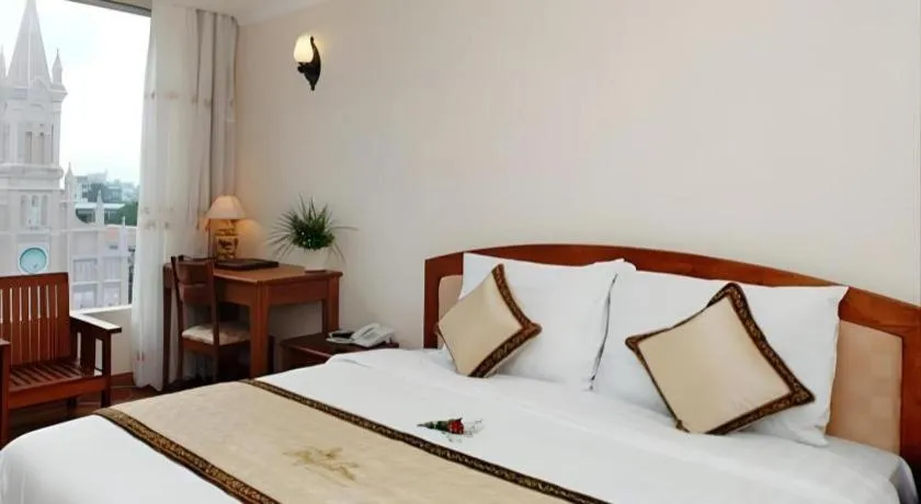 Bed in Bamboo Green Hotel