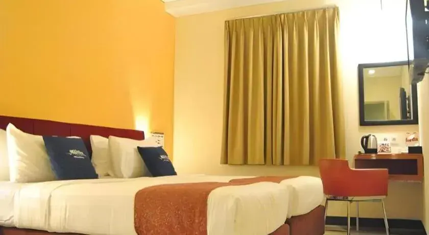 Bed in Hotel Marlin Pekalongan Managed by Dafam Bed in Hotel Marlin Pekalongan Managed by Dafam