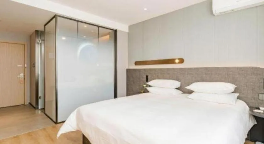 Bed in Jinjiang Inn Qingdao Development Zone Jinggangshan Rd.