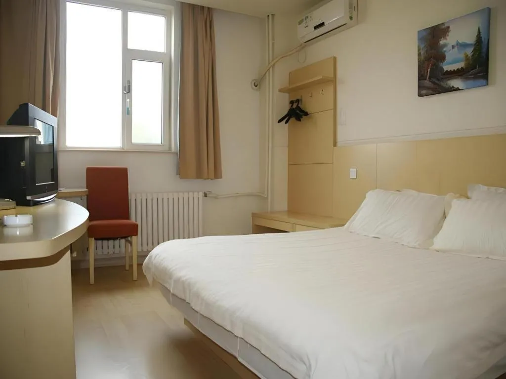 Bed in Jinjiang Inn Qingdao Development Zone Jinggangshan Rd.