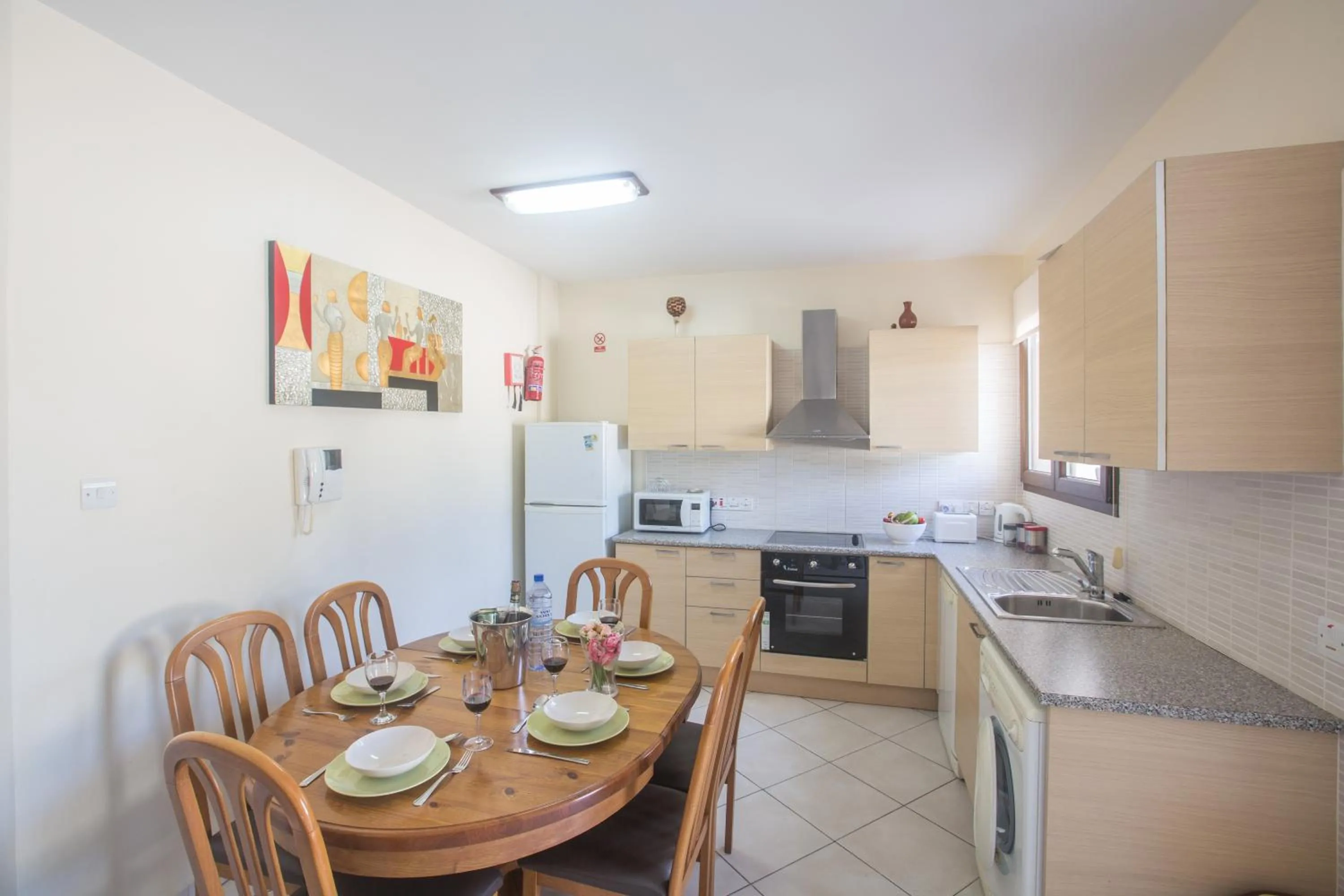 Kitchen or kitchenette in Napiana Apartments
