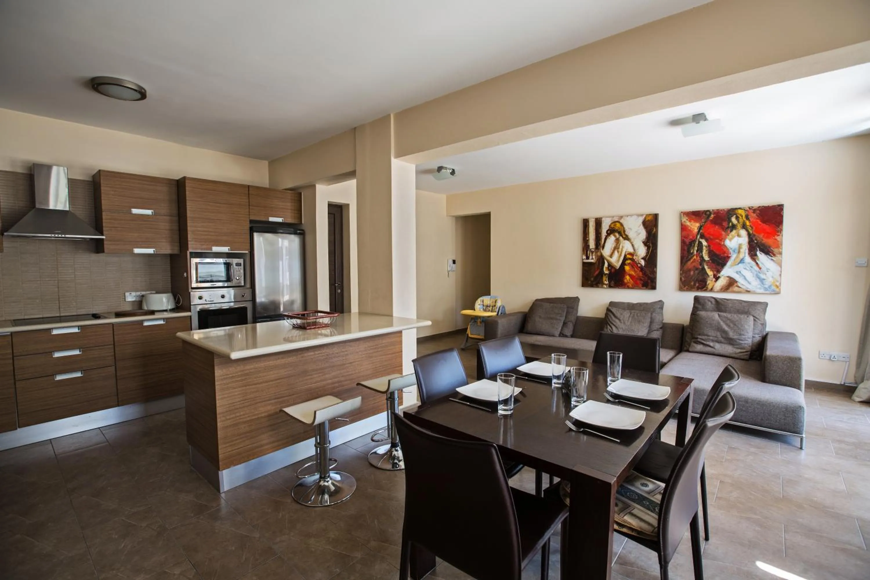 Kitchen or kitchenette in Napiana Apartments