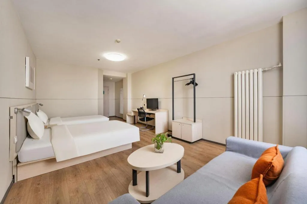 Bed in JinJiang Inn Baoji Administra Tion Center