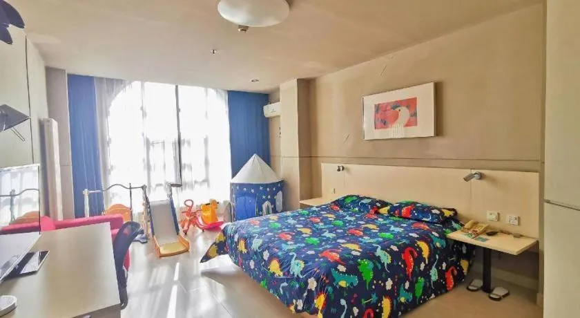 Bed in JinJiang Inn Baoji Administra Tion Center